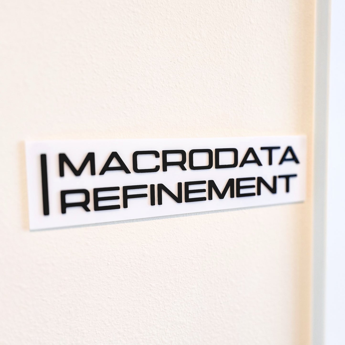 Macrodata Refinement / Optics & Design / Break Room Wall Signs