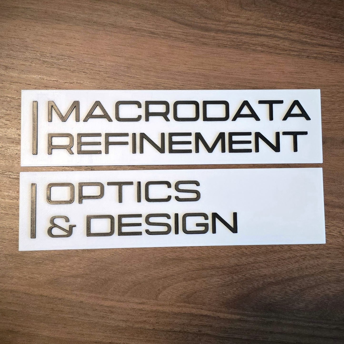 Macrodata Refinement / Optics & Design / Break Room Wall Signs