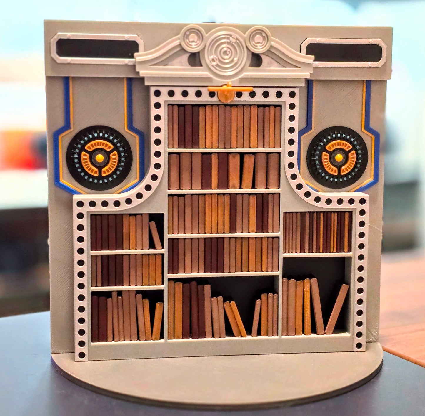 12th Doctor Who TARDIS Bookshelf (5.5" figure scale diorama)