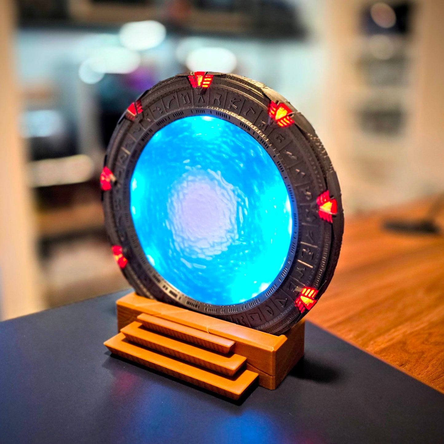 Stargate Holiday Tree Topper Ornament with Stand