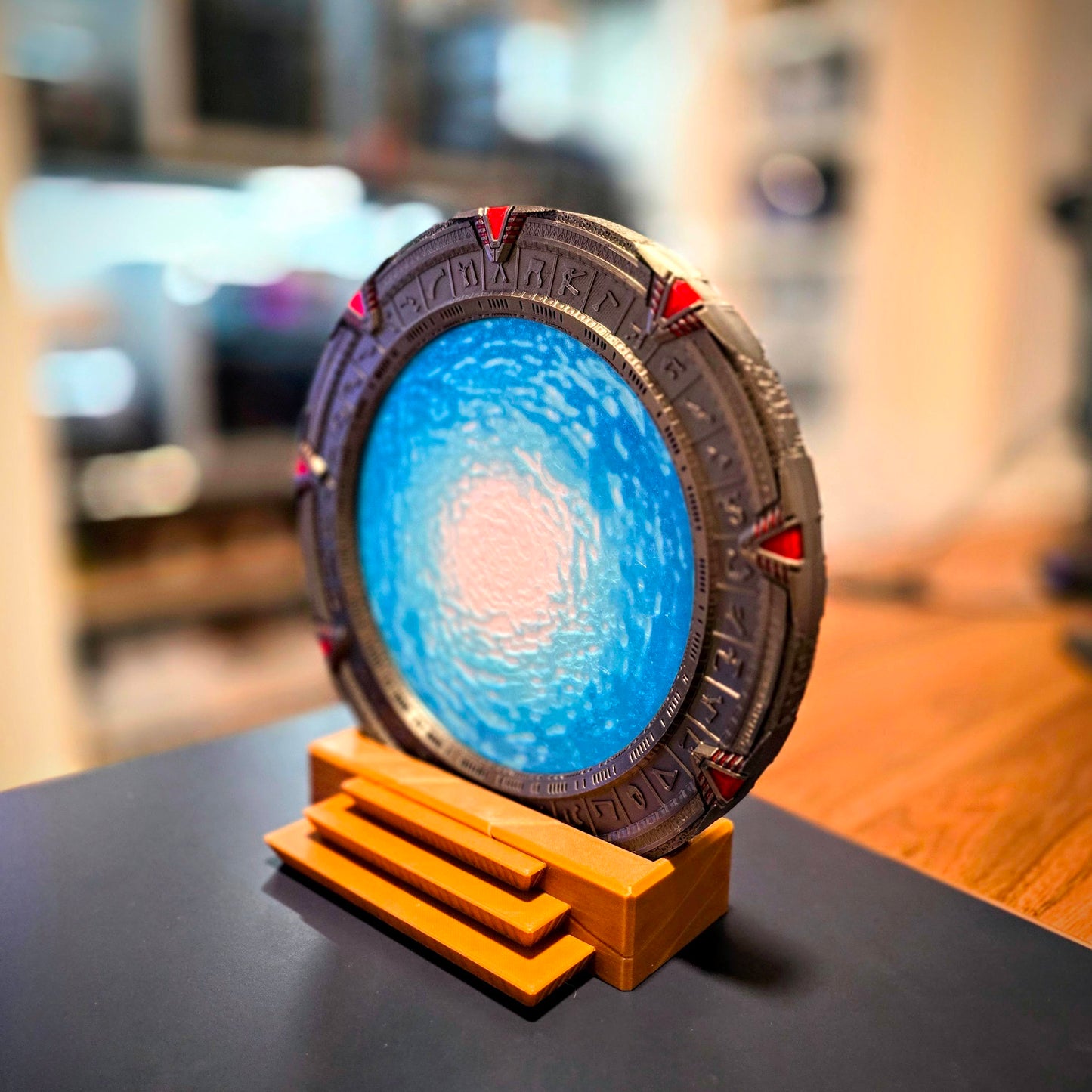 Stargate Holiday Tree Topper Ornament with Stand