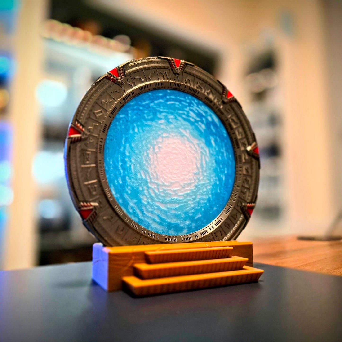 Stargate Holiday Tree Topper Ornament with Stand