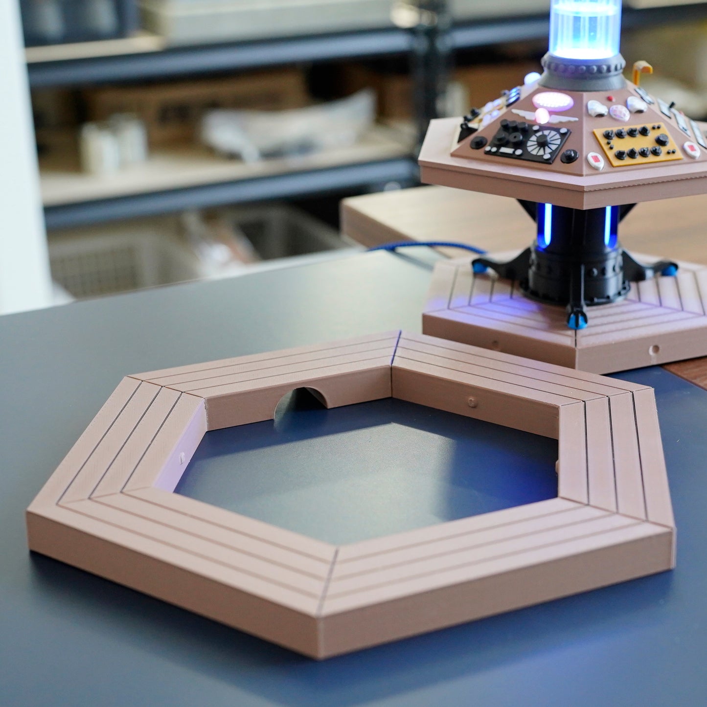 Eighth Doctor Who TARDIS Console (5.5" figure scale - 1996 movie)
