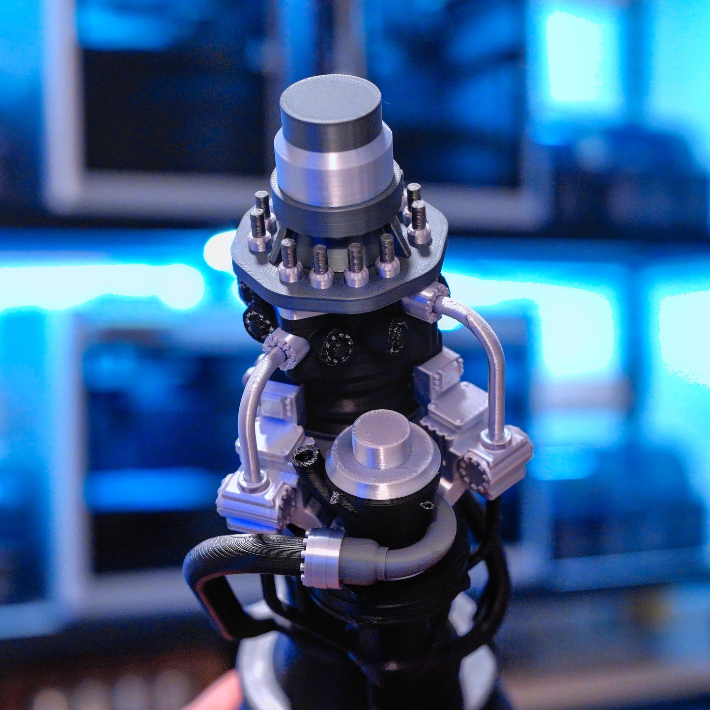 1:10 Scale SpaceX Raptor 3 Rocket Engine with Shipping Pallet