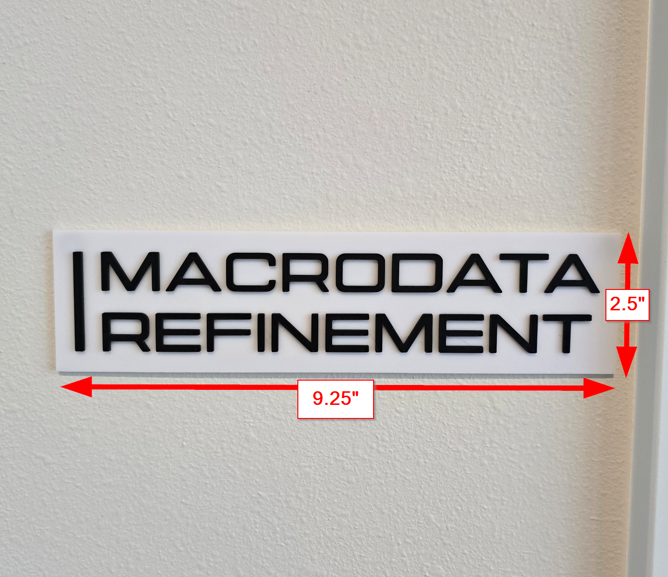 Macrodata Refinement / Optics & Design / Break Room Wall Signs