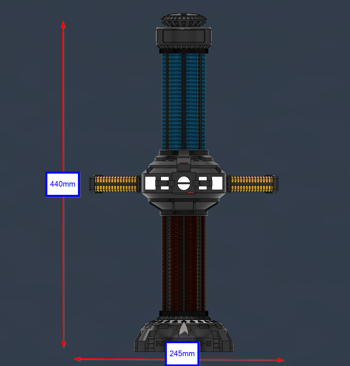 XL Enterprise E Warp Core