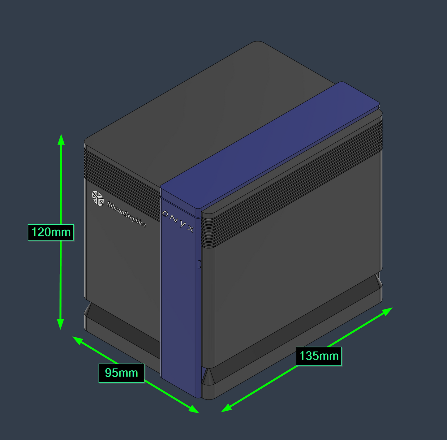 SGI Onyx Deskside Computer 1:5 Scale Replica