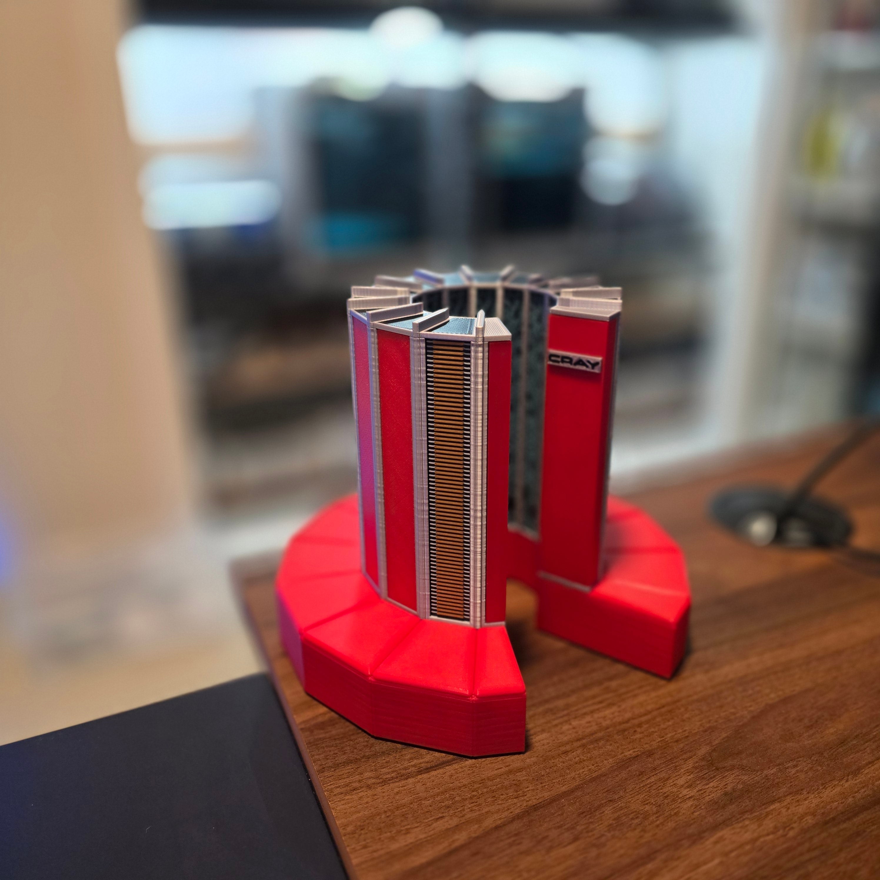 CRAY-1 1970s Supercomputer 1:11 Scale Replica – Warp Speed 3D Printing