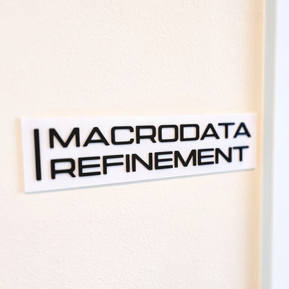 Macrodata Refinement / Optics & Design / Break Room Wall Signs