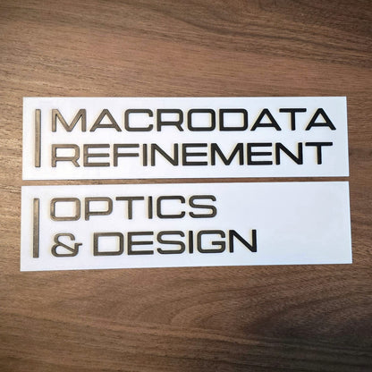 Macrodata Refinement / Optics & Design / Break Room Wall Signs