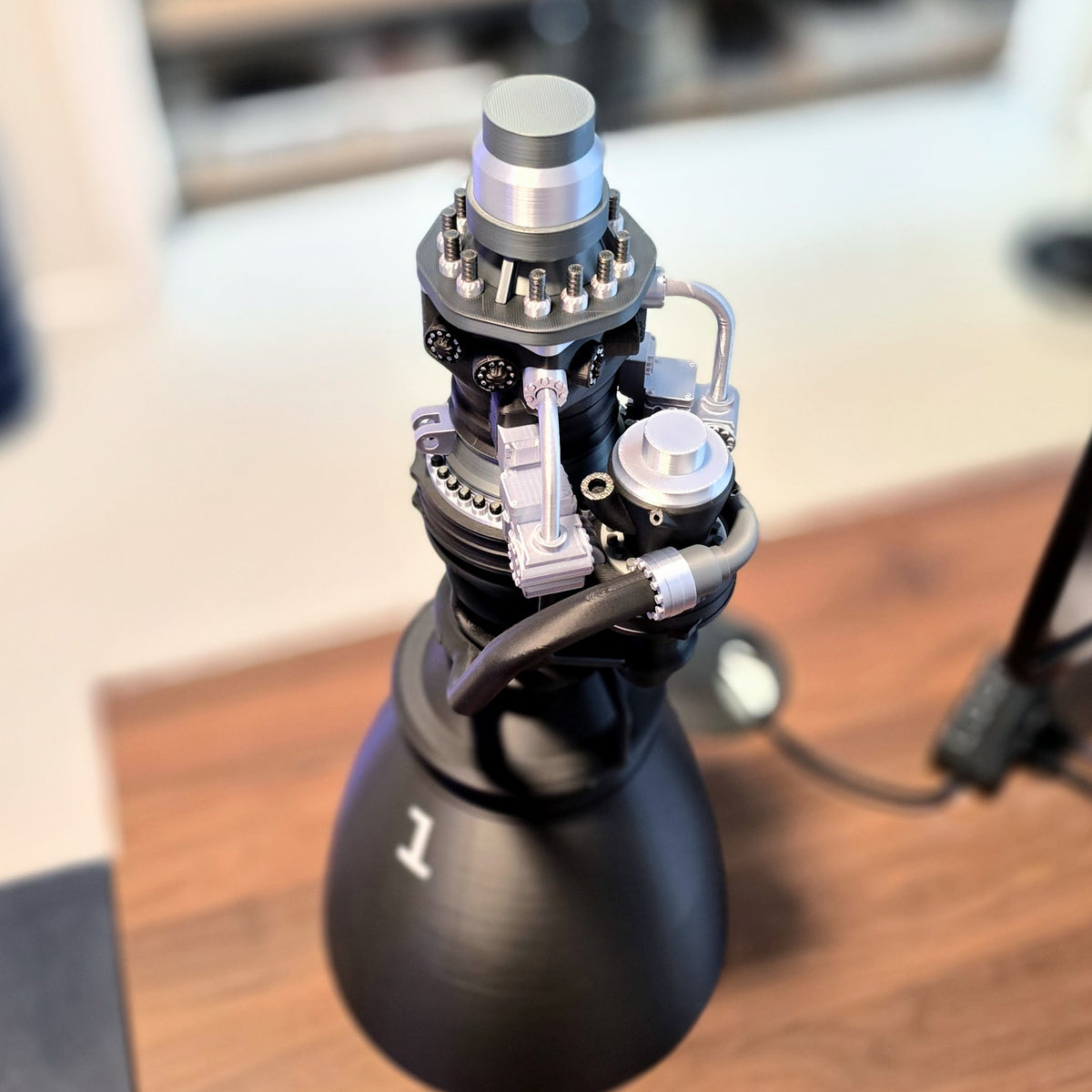 Rocket Raptor Real Product 1:7 Scale SpaceX Raptor 3 Rocket Engine – Warp Speed 3D Printing
