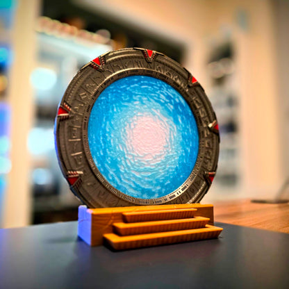 Stargate Holiday Tree Topper Ornament with Stand