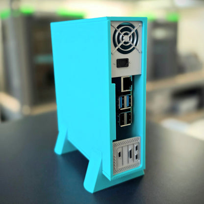 SGI Indigo 2 Raspberry Pi Case - 1:3 Scale