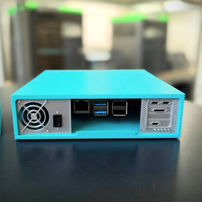 SGI Indigo 2 Raspberry Pi Case - 1:3 Scale