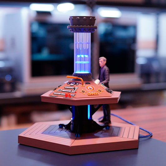 Eighth Doctor Who TARDIS Console (5.5" figure scale - 1996 movie)