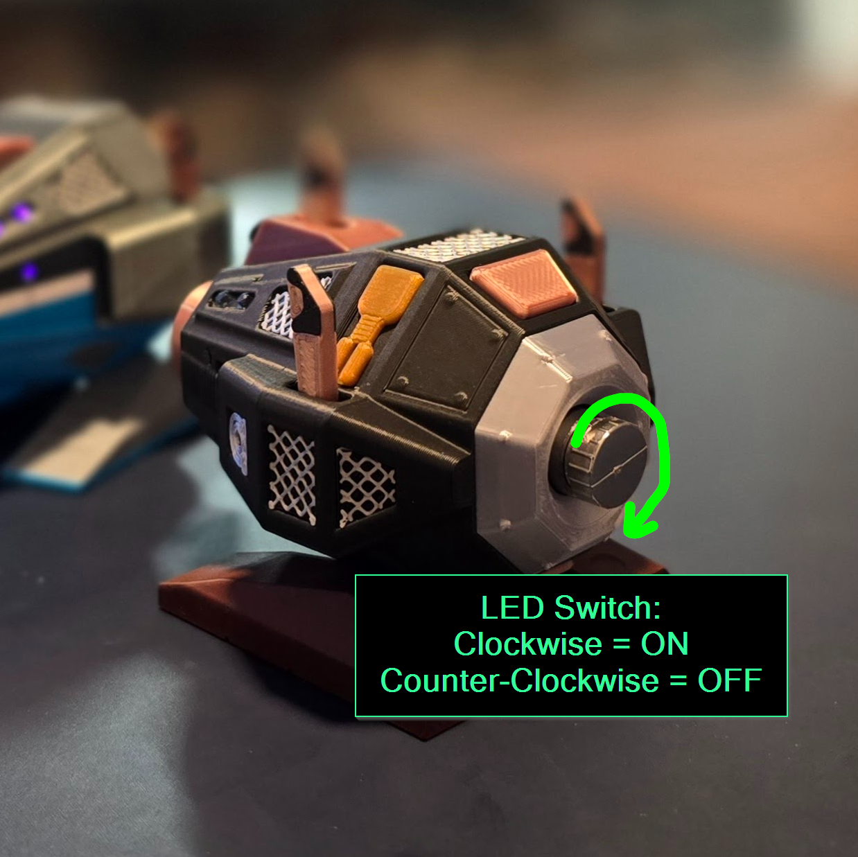 Nano Exocomp Peanut Hamper (1:6 scale) from Star Trek TNG