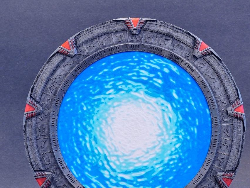 Stargate Holiday Tree Topper Ornament with Stand