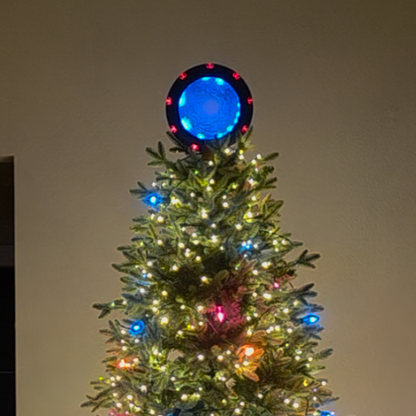Stargate Holiday Tree Topper Ornament with Stand
