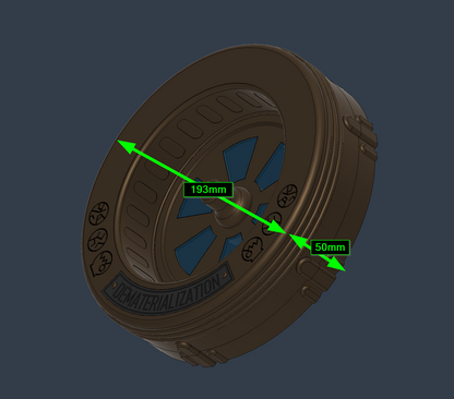 TARDIS Console Dematerialization Circuit (with Mount &amp; Display Stand)