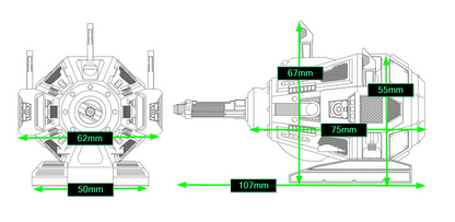 Nano Exocomp Peanut Hamper (1:6 scale) from Star Trek TNG