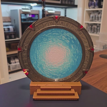 Stargate Holiday Tree Topper Ornament with Stand