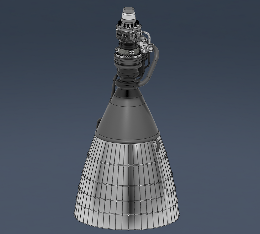 Spacx Raptor Engine 1:10 Scale SpaceX Raptor 3 Vacuum Rocket Engine – Warp Speed 3D Printing