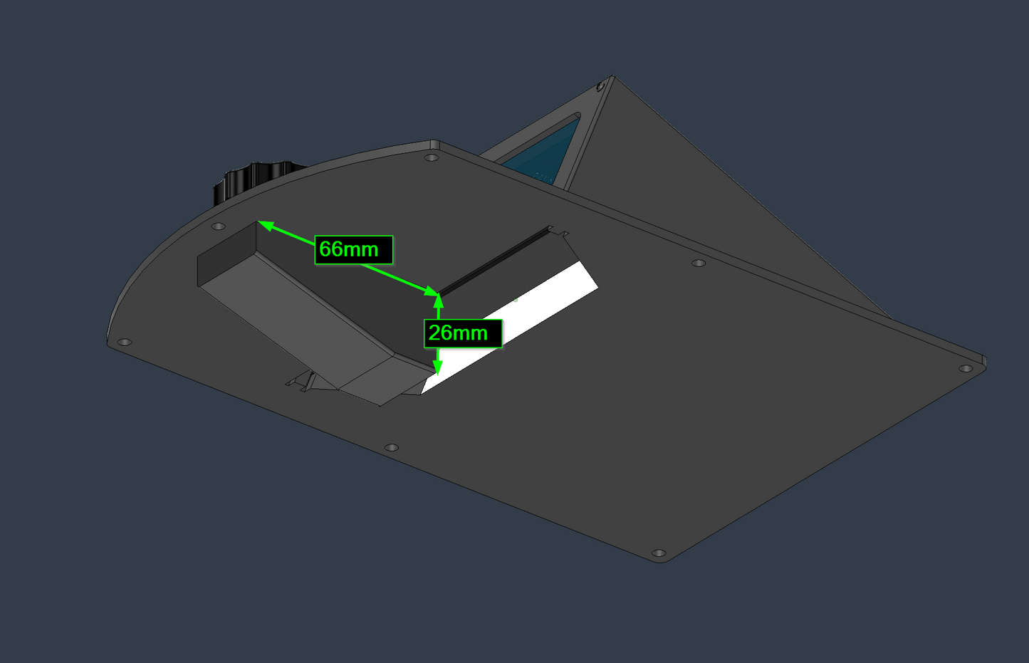 Tardis Console Radiation Meter