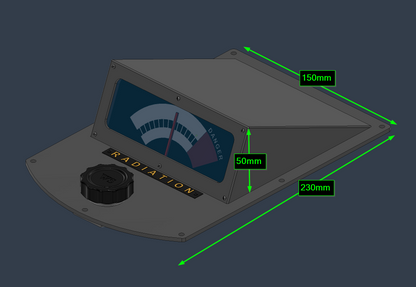 Tardis Console Radiation Meter