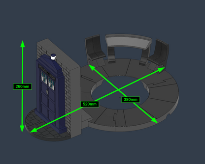 12th Doctor Who TARDIS Console (5.5" figure scale)
