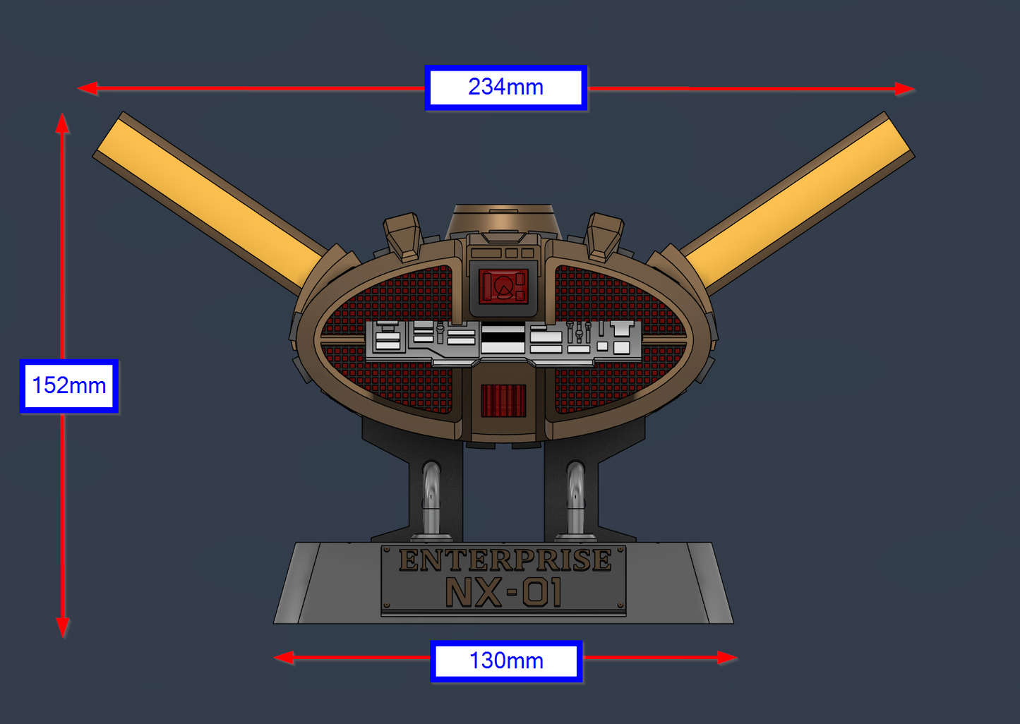 Enterprise NX-01 Warp 5 Engine